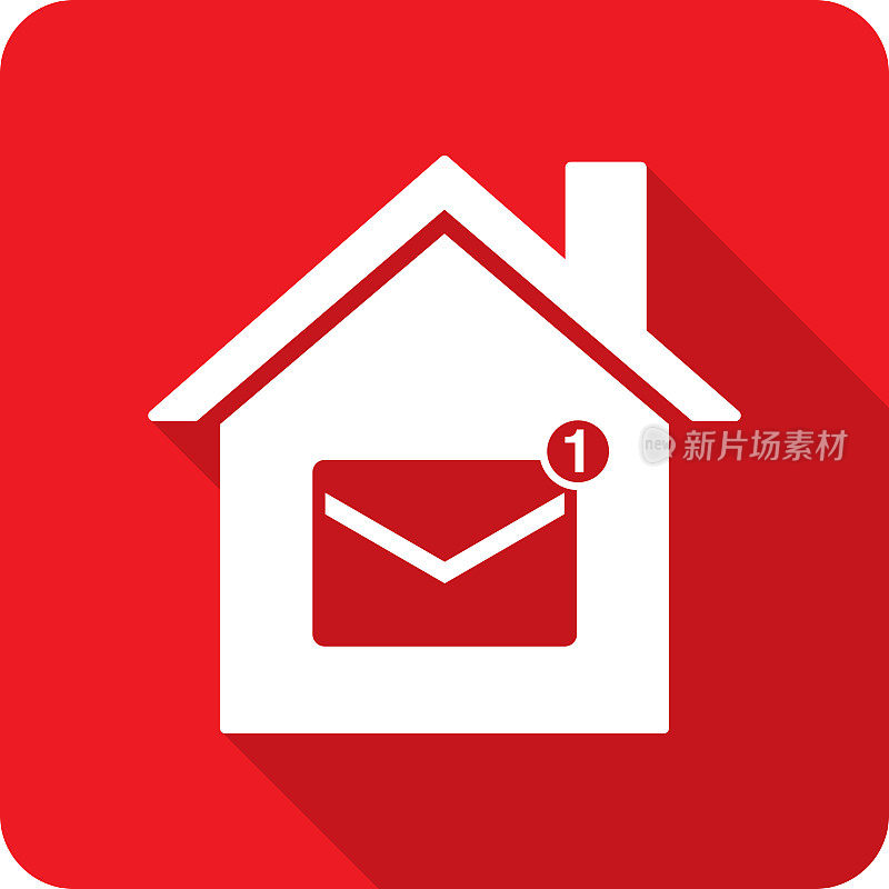 House Email图标剪影